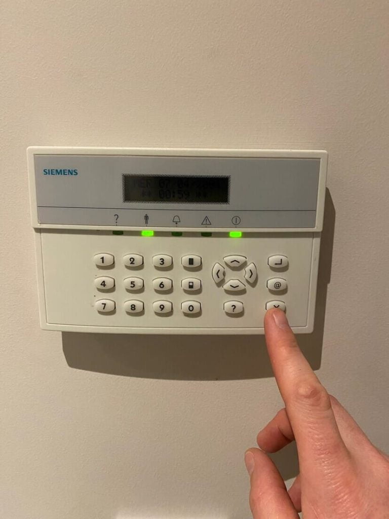 Alarme installée par Leparquier Électricité